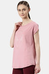 Enamor Relaxed Fitted Top - Mauve Love Magic Graphic — thumbnail 3